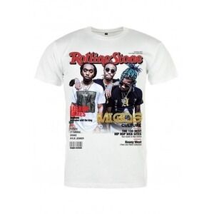 Migos Rolling Stones Style Graphic T Shirt